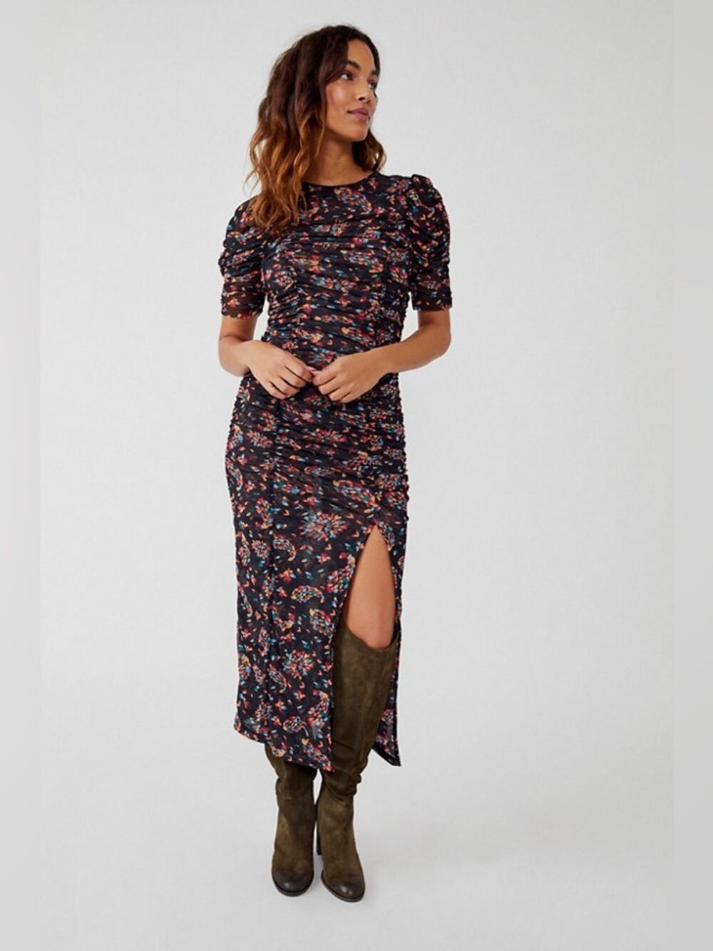 NWT Free People Briella Midi Dress Size XS